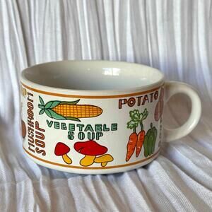Vintage Novelty Ceramic Soup Mug